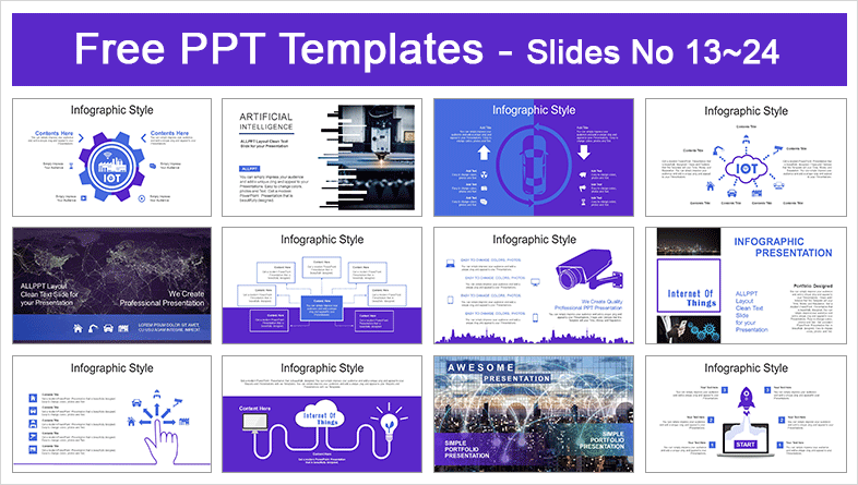 IOT Smart City PowerPoint Templates Slidesgo Templates