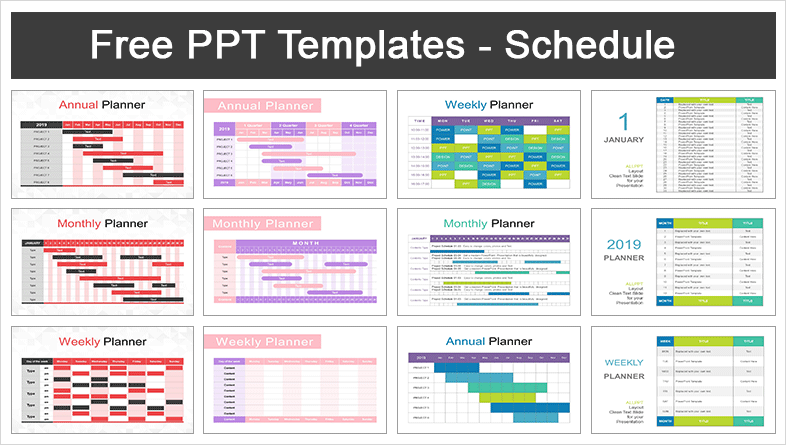 2019 Business Planner PowerPoint Templates - Slidesgo templates