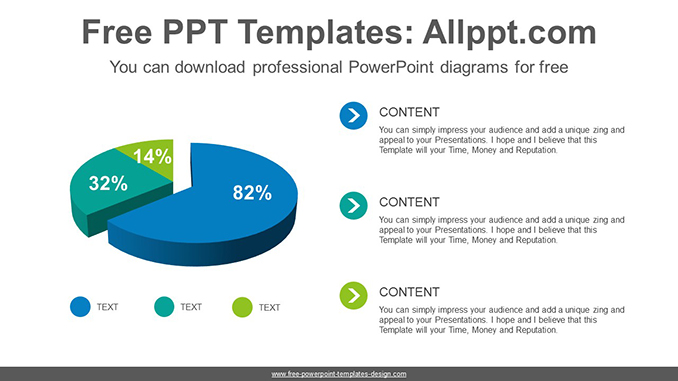 3D Pie Charts PowerPoint Diagram - Powerpoint And Google Slides ...