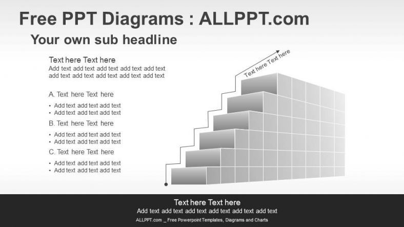 Arrow 5 Stairs Ppt Diagrams Slidesgo Templates 5947