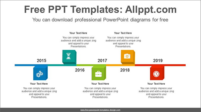 3D square format PowerPoint Diagram Template - Slidesgo templates