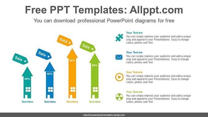 Arrows Bar Chart For Powerpoint Presentationgo The Best Porn Website 1756