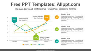 Arrow tag line chart PowerPoint Diagram Template - Slidesgo templates