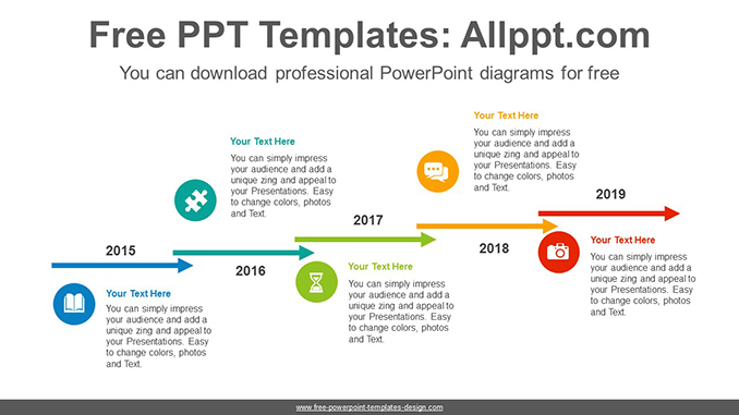 Bar arrow stairs PowerPoint Diagram Template - Powerpoint and google ...