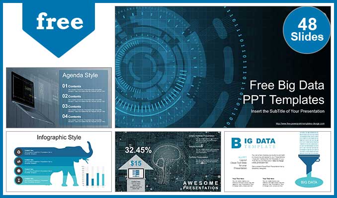 Big Data Visualization PowerPoint Templates Slidesgo Templates