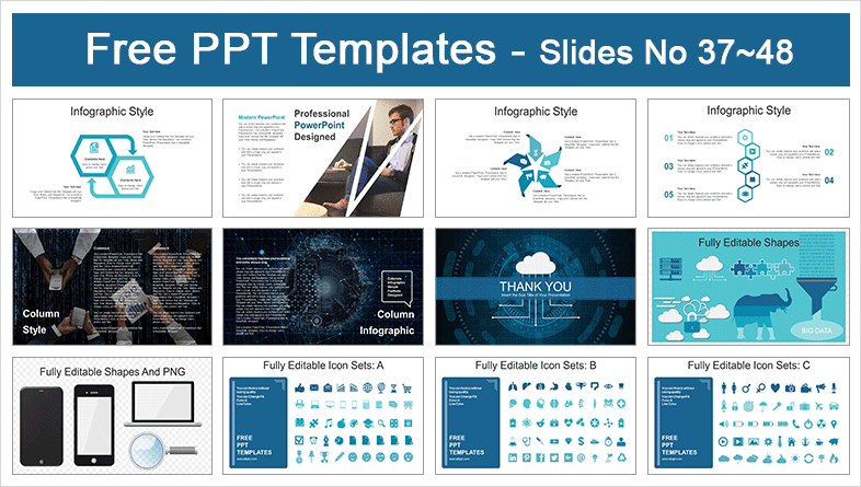 Big Data Visualization PowerPoint Templates - Powerpoint And Google ...