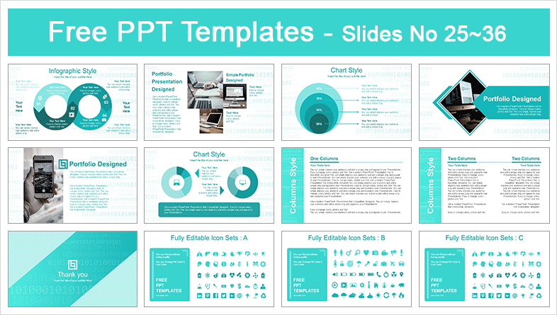 Binary Code PowerPoint Template - Slidesgo Templates