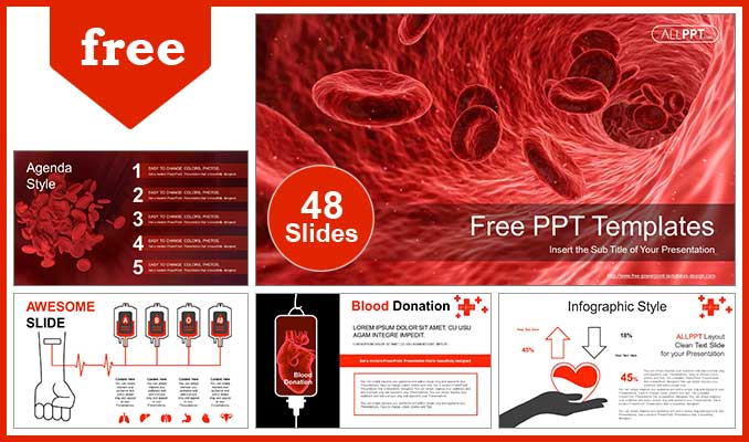 Blood Bank Powerpoint Template Free Download