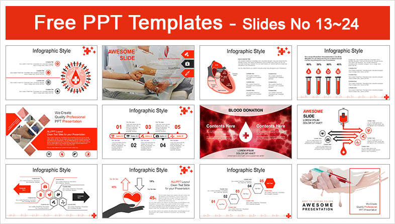 Blood Donation PowerPoint Templates Slidesgo templates