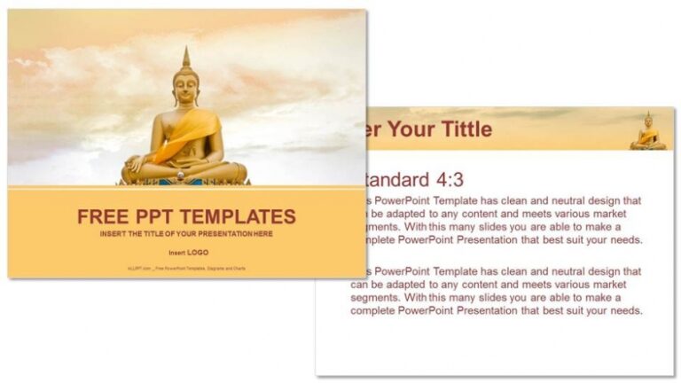 Buddha Statue-Religion PowerPoint Templates - Slidesgo templates