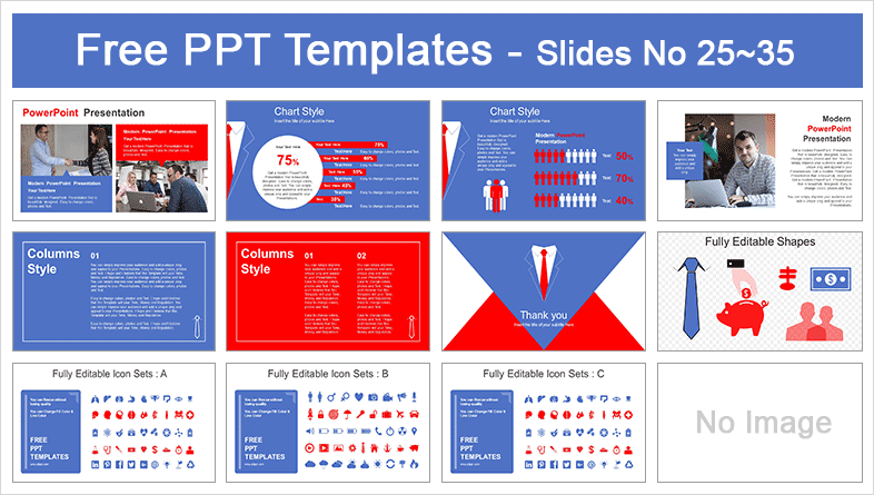 Businessman S Red Tie Powerpoint Template Slidesgo Templates