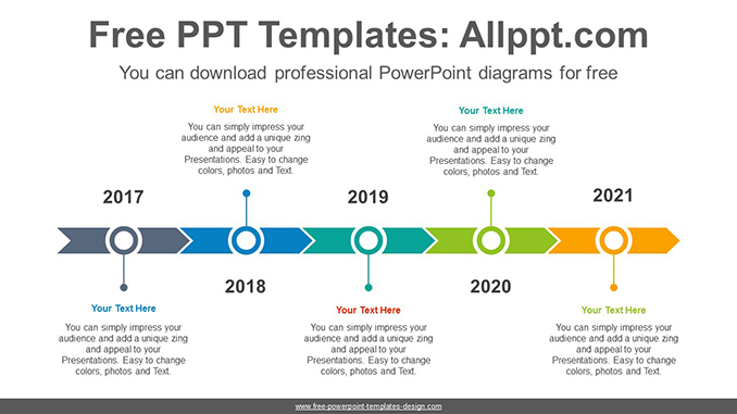 Chevron arrows PowerPoint Diagram Template - Slidesgo templates