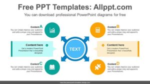 Circle Center Contrast PowerPoint Diagram - Slidesgo templates