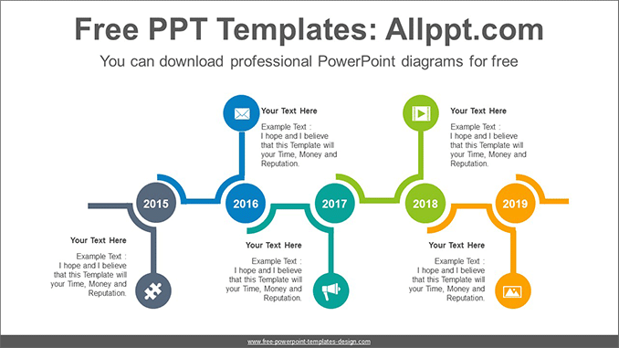 Circle signpost PowerPoint Diagram Template - Slidesgo templates