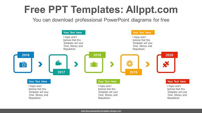 Color Square PowerPoint Diagram - Powerpoint and google slides ...