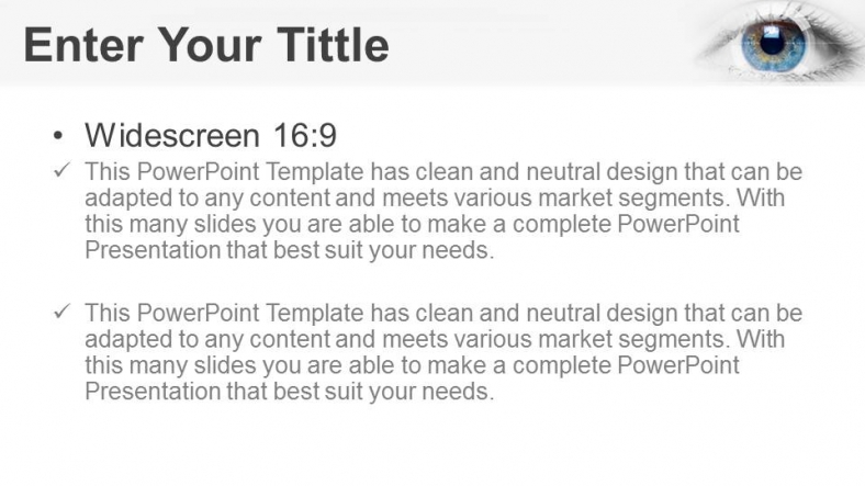 Colored Eye Medical Powerpoint Templates Slidesgo Templates