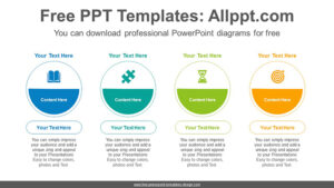 Colorful semi circle list PowerPoint Diagram Template - Slidesgo templates