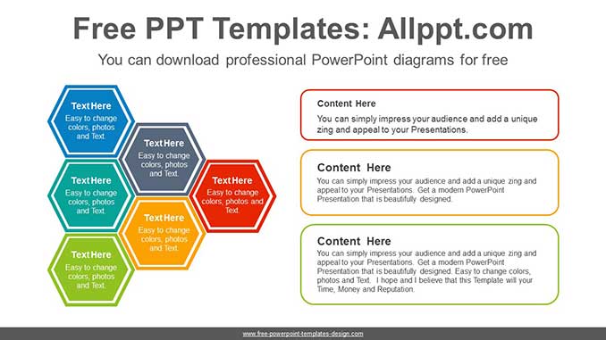 Hexagon Symmetry Powerpoint Diagram Template Slidesgo 2239