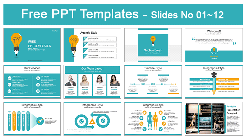 Creative Idea Bulb PowerPoint Template - Slidesgo Templates