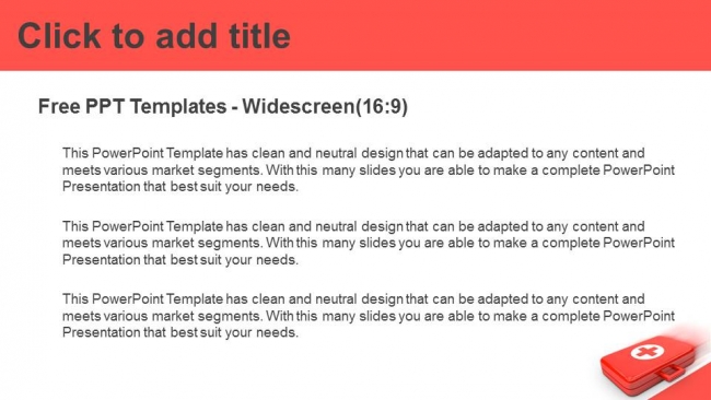 First Aid Kit PowerPoint Templates - Slidesgo templates