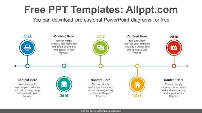 Create A Basic Timeline In Powerpoint Using Shapes And Tables Images 8603