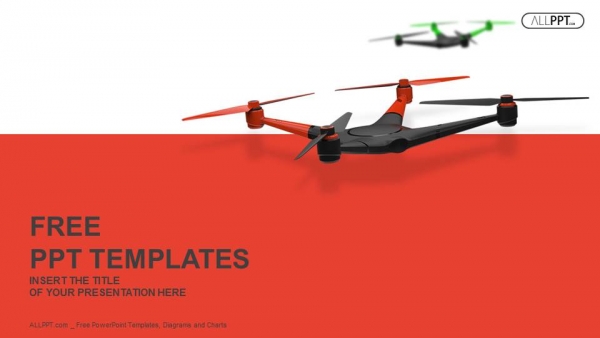 flying-drone-quadrocopter-powerpoint-templates-slidesgo-templates