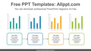 Four Bar Chart PowerPoint Diagram - Slidesgo templates