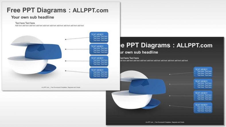 Free 3D Divided Graphic PPT Diagrams - Slidesgo templates