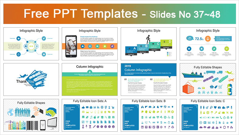 Global Logistics Network PowerPoint Templates   Slidesgo Templates