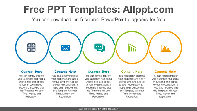Infinity symbol flow PowerPoint Diagram Template - Slidesgo templates