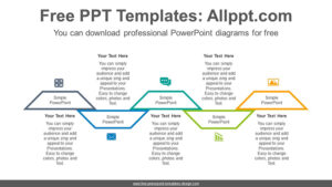 Intersecting trapezoid PowerPoint Diagram Template - Slidesgo templates