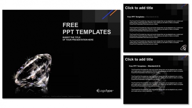 Luxury Diamond PowerPoint Templates - Slidesgo Templates