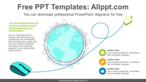 Mouse Cursor PowerPoint Diagram - Slidesgo templates