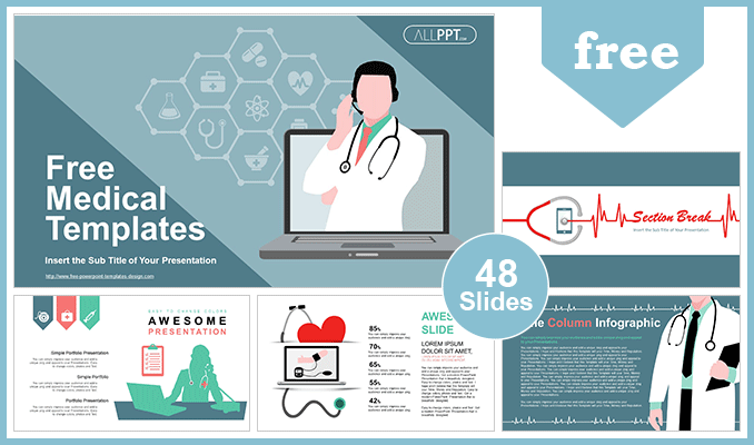 Online Doctor Medical PowerPoint Templates Slidesgo Templates