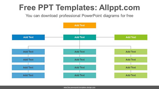 Organization chart PowerPoint Diagram - Slidesgo templates