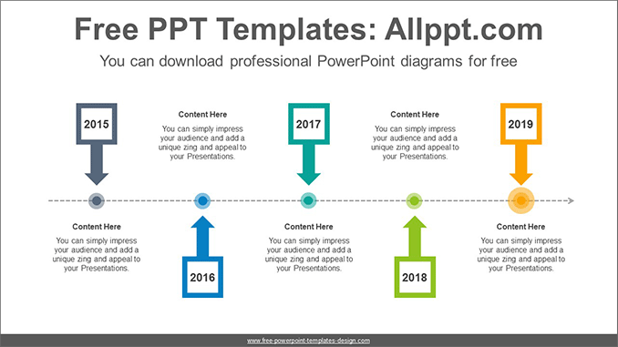 Rectangular arrow PowerPoint Diagram Template - Powerpoint and google ...