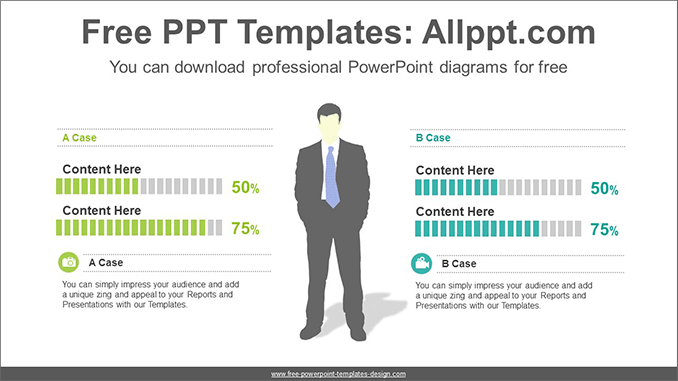 Rectangular graph PowerPoint Diagram Template - Powerpoint and google ...