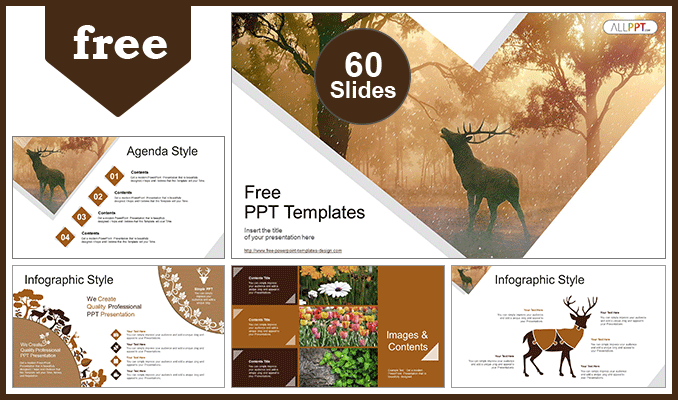 hunting Powerpoint templates and Google Slides themes -Slidego