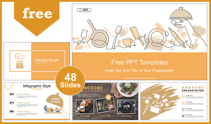 ppt templates for restaurant presentation free download