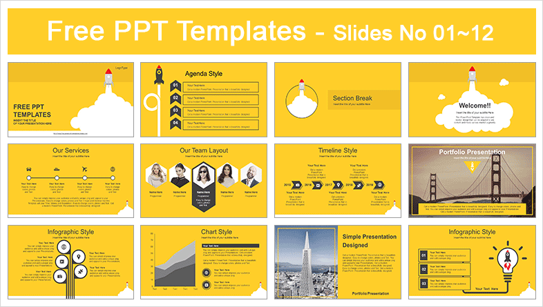Rocket Launched Powerpoint Template Slidesgo Templates Rocket Launched Powerpoint Template Slidesgo Templates