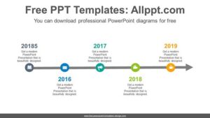 Simple dot point PowerPoint Diagram - Slidesgo templates