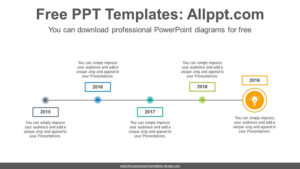 Simple line point PowerPoint Diagram Template - Slidesgo templates