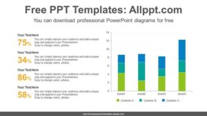 Stacked Bar Chart PowerPoint Diagram - Slidesgo templates