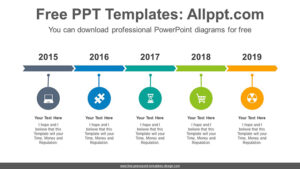 Thin bar chevron PowerPoint Diagram Template - Slidesgo templates