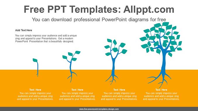 Tree Growth Stage Powerpoint Template And Keynote Sli 6237