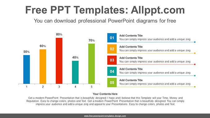 Vertical Bar Chart PowerPoint Diagram Template Slidesgo Templates