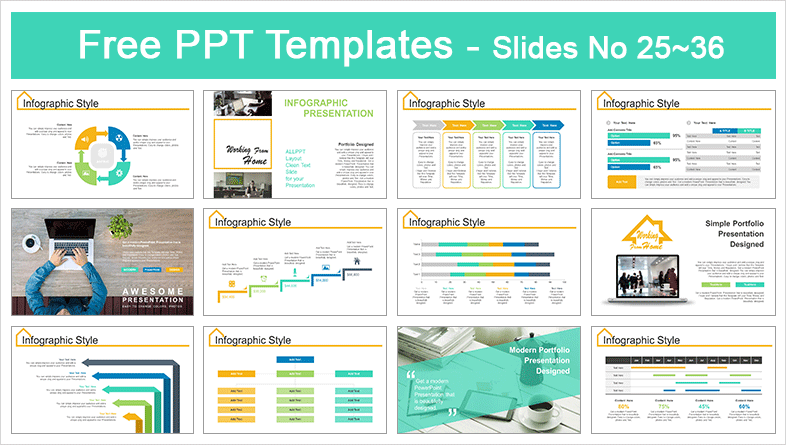 Working From Home PowerPoint Templates - Slidesgo templates