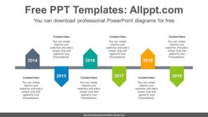 Zigzagged pentagon PowerPoint Diagram Template - Slidesgo templates