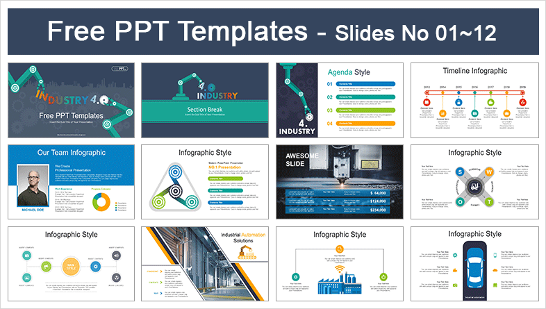 Industry 4.0 Revolution PowerPoint Templates - Powerpoint And Google ...