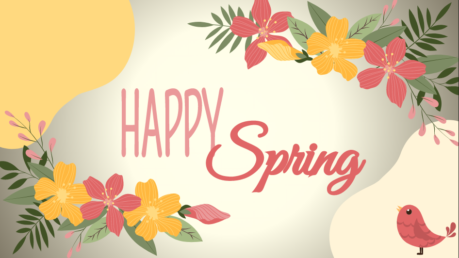 Happy Spring PowerPoint Template Slidesgo templates